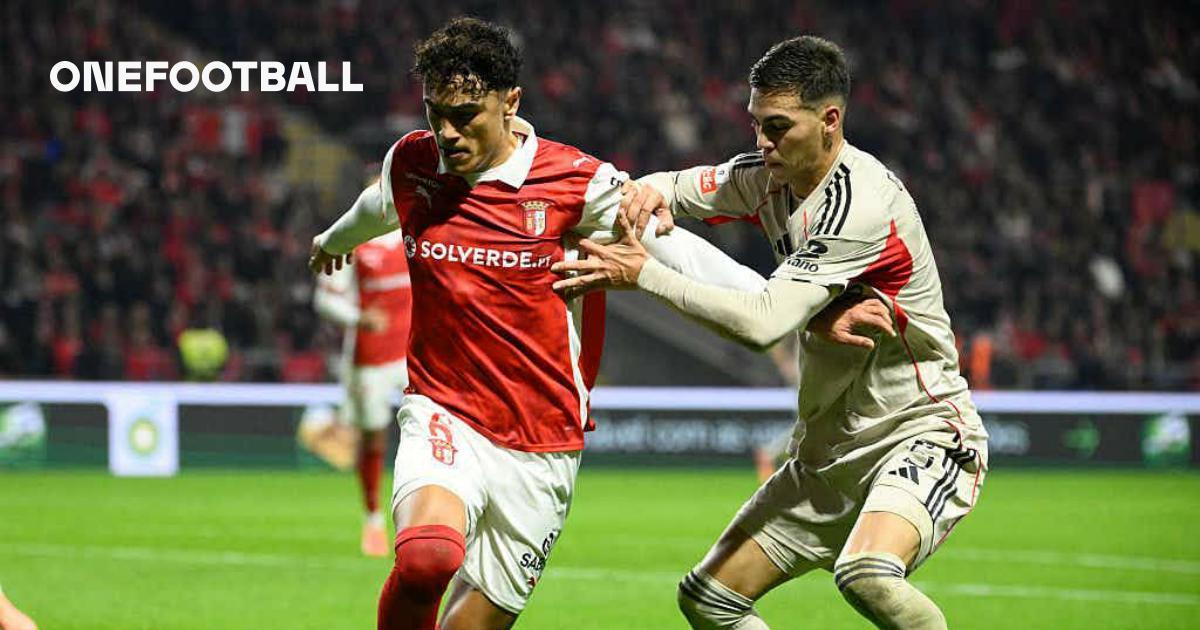 Benfica cedează în fața lui Braga și se îndepărtează de fruntea campionatului portughez.
