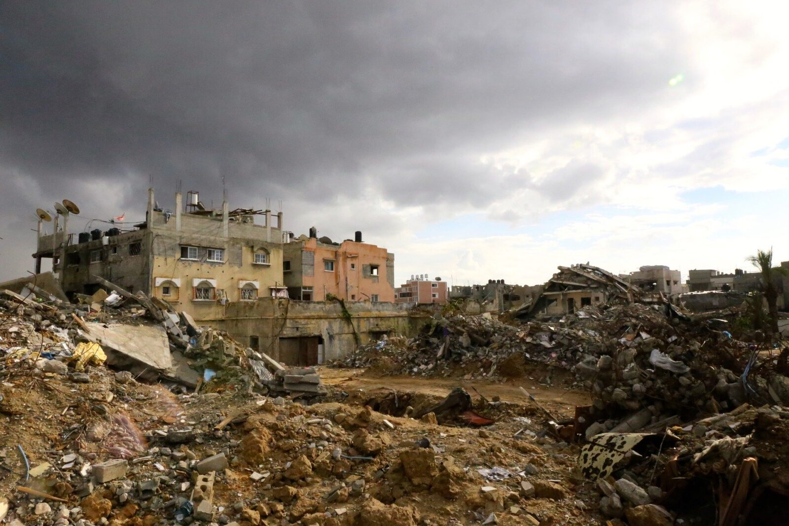 Furtună devastatoare în Gaza devastată de război