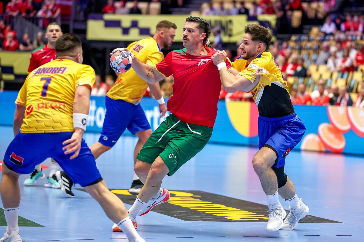 România a început cu stângul la Campionatul European de handbal masculin 2026, cedând în fața Portugaliei, scor 34-40