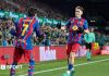 Holders Barcelona come through a tricky tie at Racing Santander to reach the quarter-finals of the Copa del Rey.