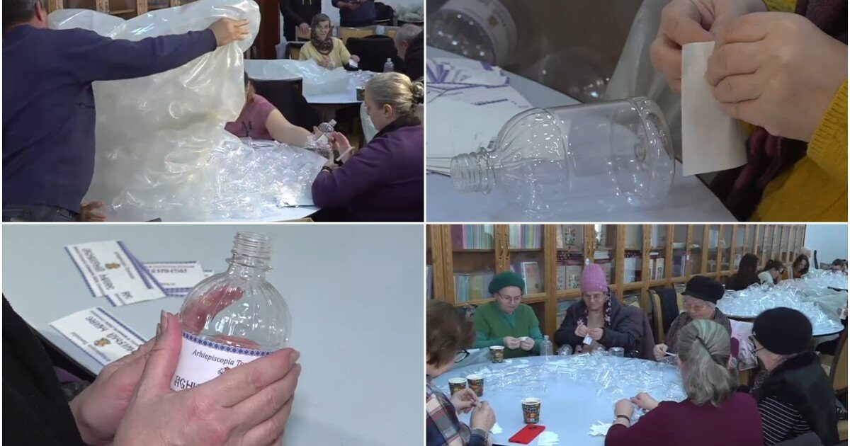 Boboteaza la malul mării: Voluntarii pregătesc 300.000 de sticle cu agheasmă La malul mării, pregătirile pentru Bobotează sunt în plină desfășurare