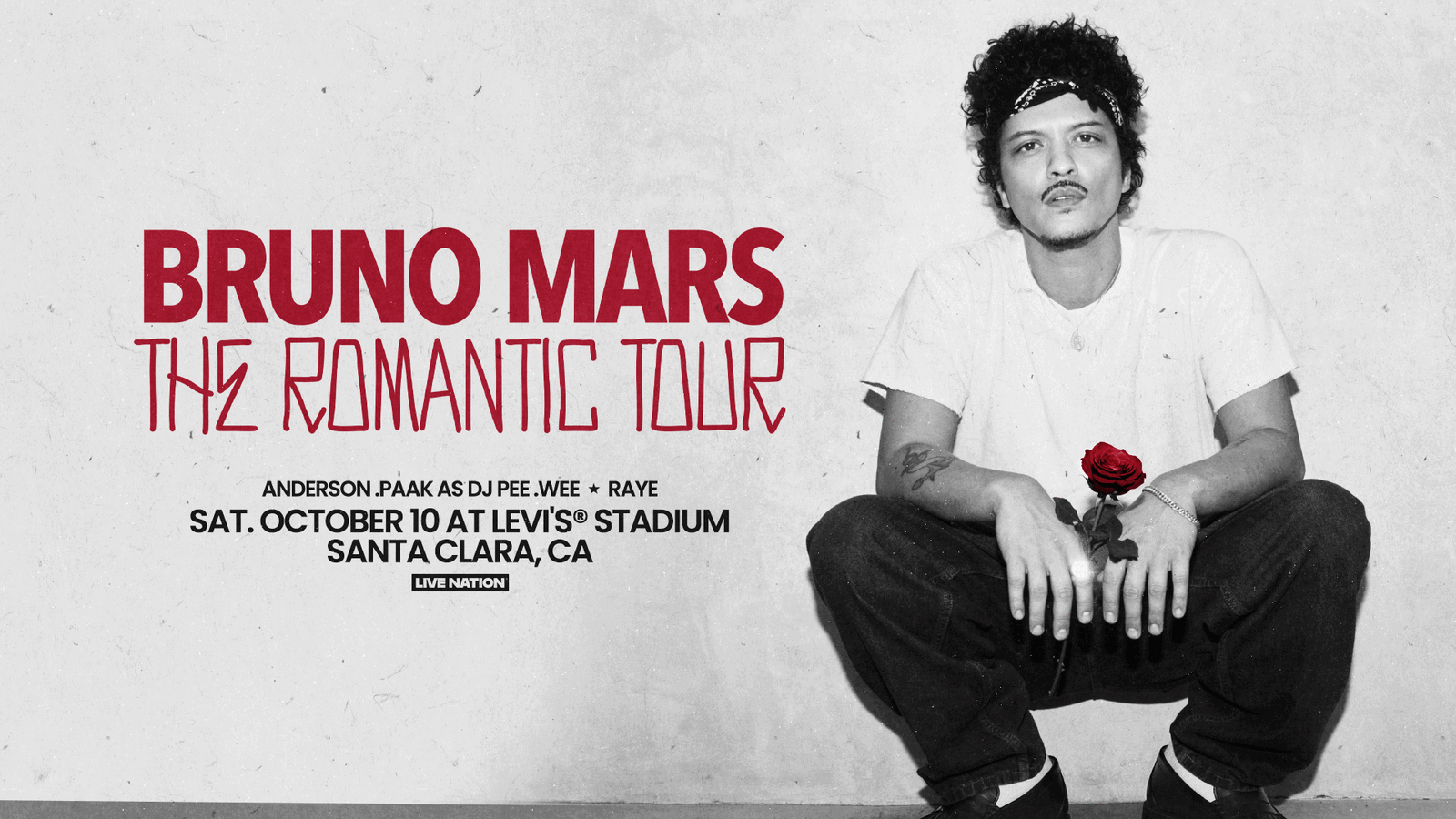 Bruno Mars își aduce farmecul pe scenă cu The Romantic Tour