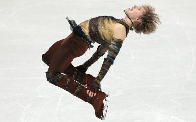 Ilia Malinin wows crowd with historic backflip, helps US win team gold