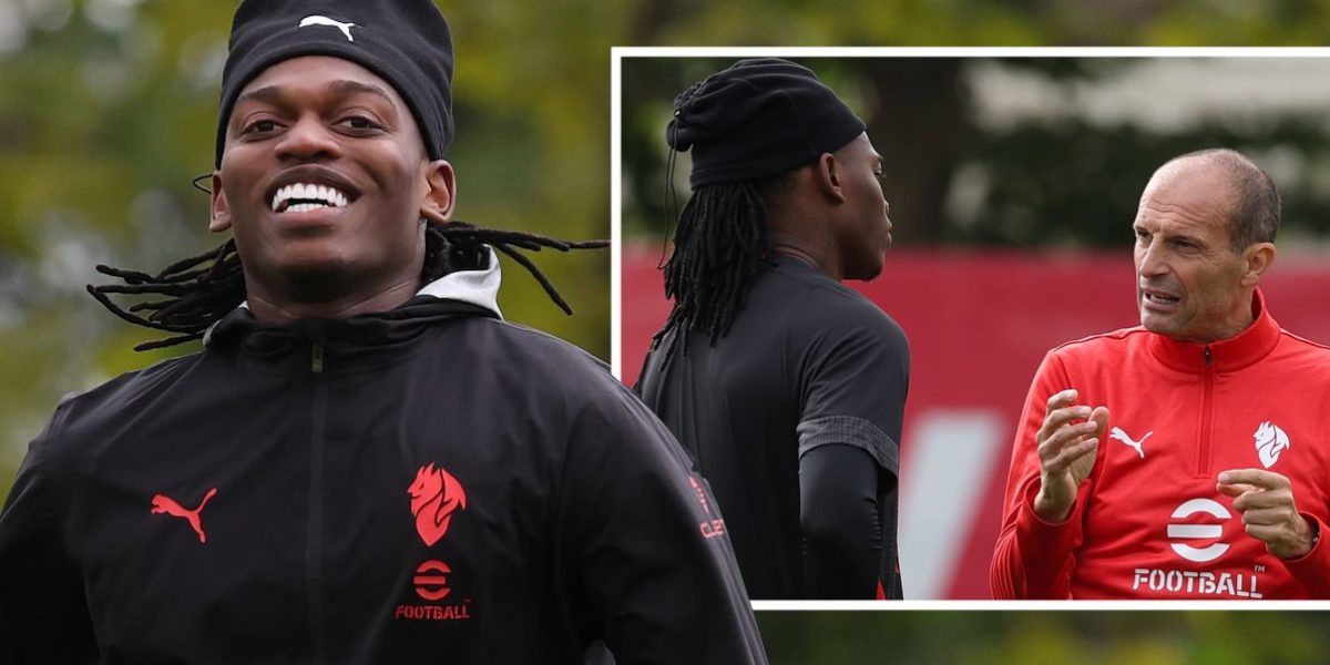 Rafael Leao of AC Milan allegri