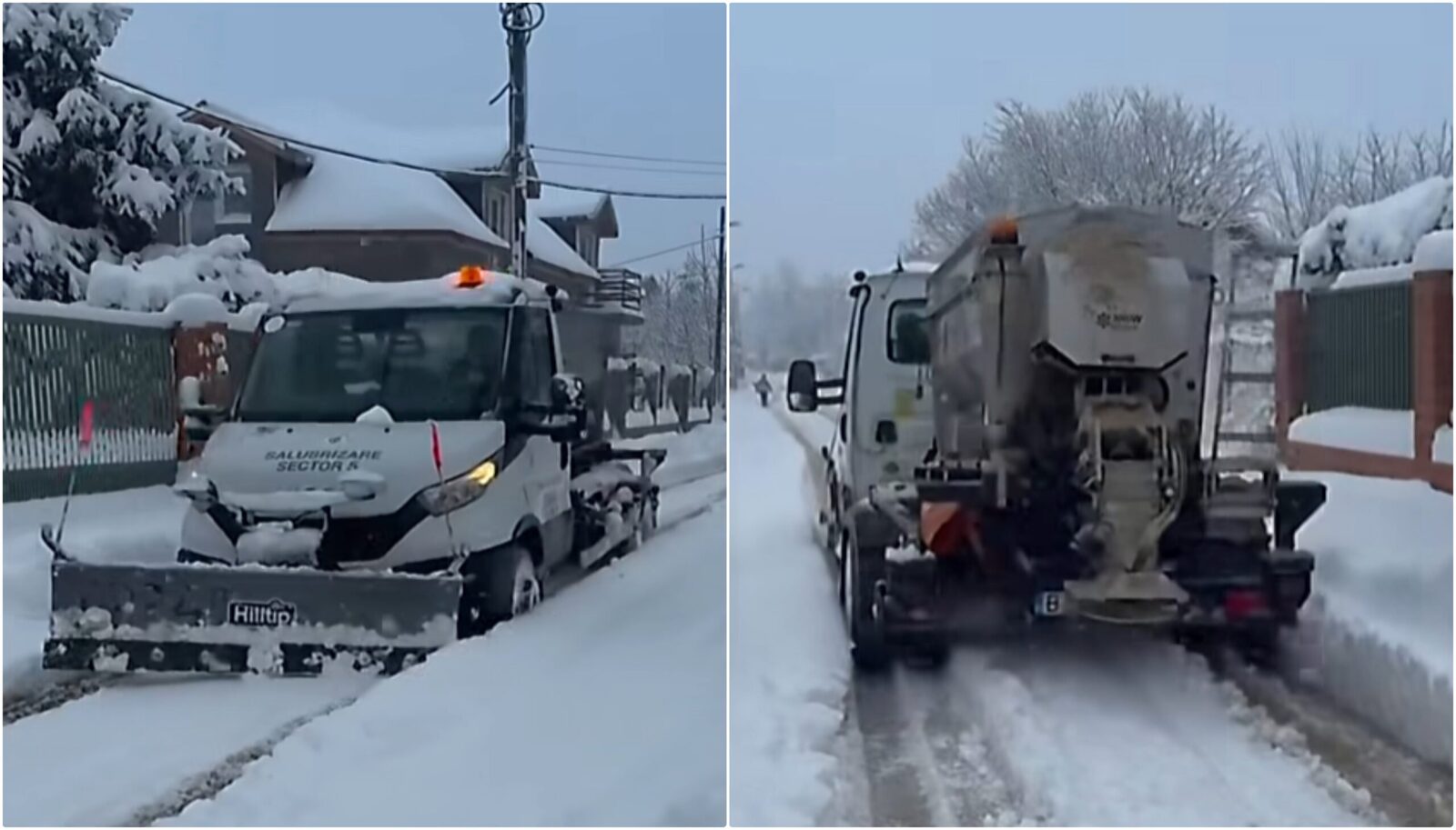 Imagini care ridică semne de întrebare despre intervenția autorităților în sezonul de iarnă Un clip video surprins miercuri, 18 februarie, pe o stradă secundară din Sectorul 5 al Capitalei a devenit subiect de discuție în mediul online, punând în centrul atenției modul în care autoritățile locale gestionează situațiile de urgență în timpul ninsorilor abundente
