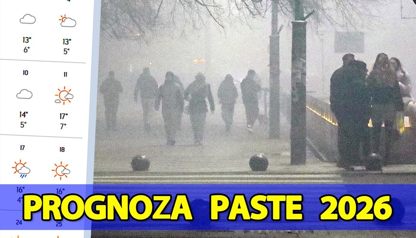 Prognoza meteo pentru Paștele 2026: Ploaie și temperaturi blânde la București Bucureștenii care sperau la un Paște însorit ar putea avea parte de o surpriză