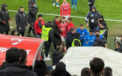 Universitatea Craiova a învins Dinamo București cu 1-0 într-un meci tensionat pe Arena Națională