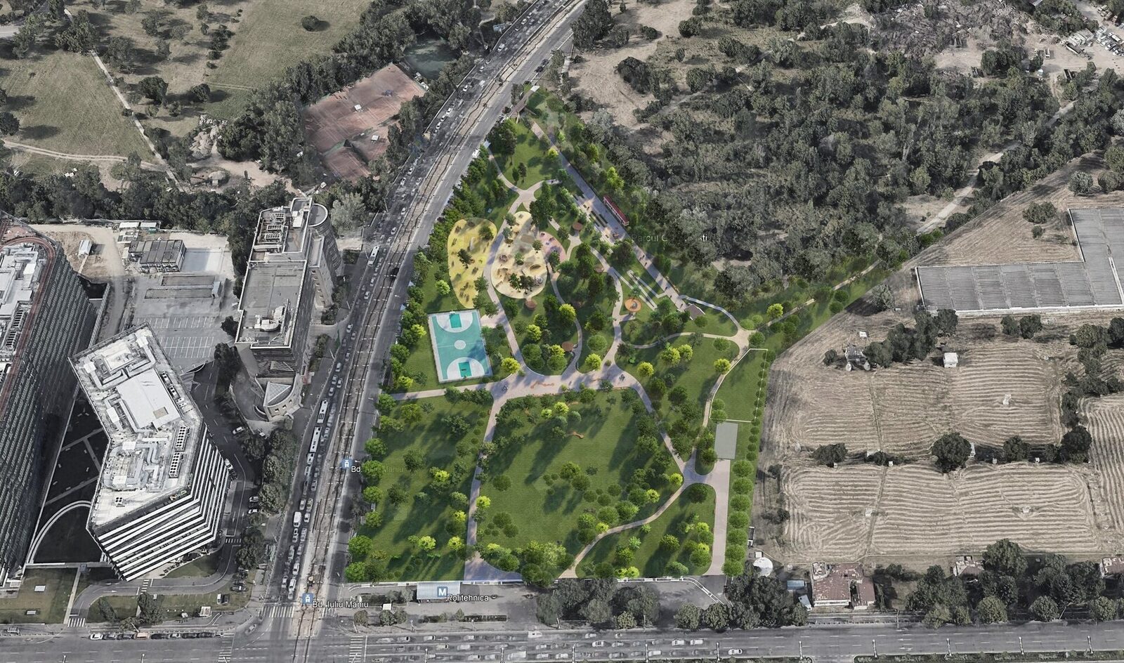 Licitație pentru „Parcul SRI” din Grozăvești: 16 milioane de lei și termen limită în 2026 Lucrările de amenajare a „Parcului SRI” din Grozăvești, Sectorul 6, au intrat în etapa de licitație, anunțul fiind publicat în Sistemul Electronic de Achiziții Publice (SEAP)