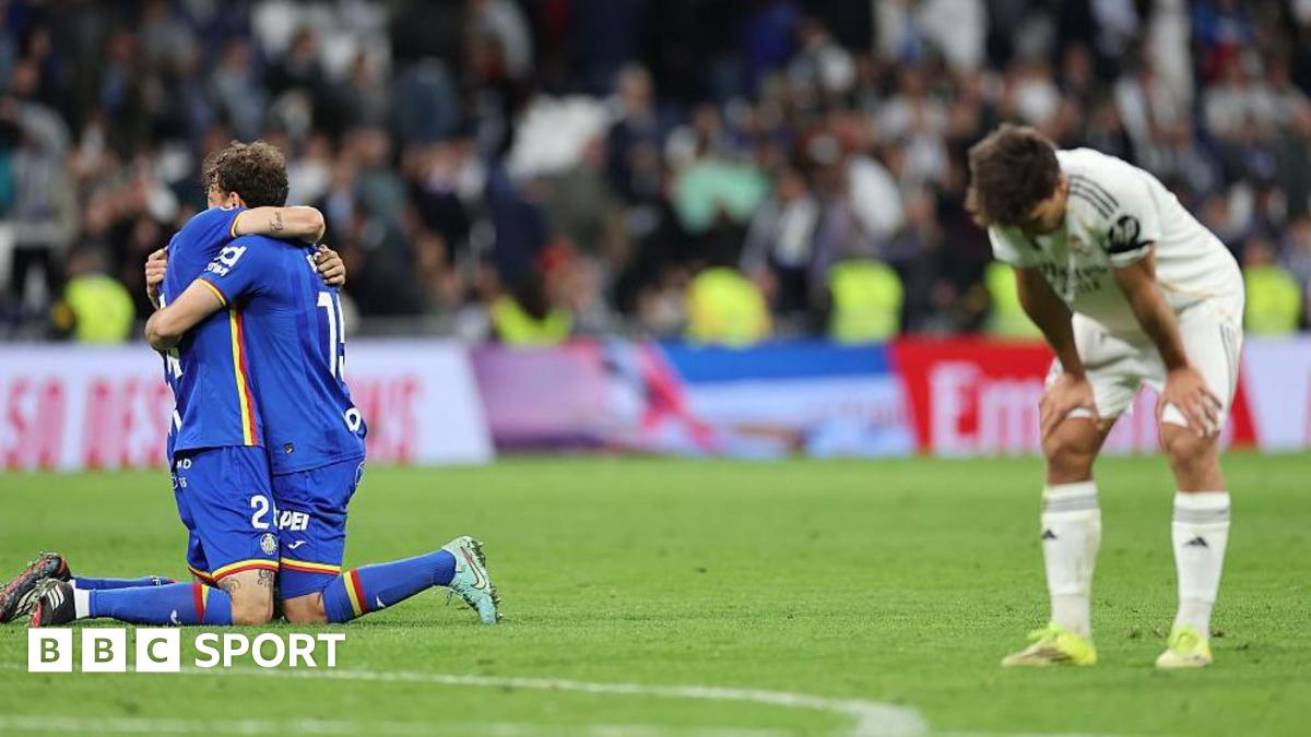 Real Madrid, înfrângere șocantă pe Bernabeu; Getafe, victorie surprinzătoare Real Madrid a ratat șansa de a se apropia la un singur punct de liderul La Liga, Barcelona, după o înfrângere surprinzătoare pe teren propriu, scor 1-0, în fața celor de la Getafe