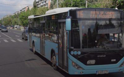 Trei autobuze, în noua stație Eroii Revoluției. Legătura cu metroul M2