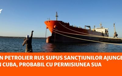 Petrolier rusesc sancționat de Occident, tolerat în Cuba de SUA Petrolierul „Anatoly Kolodkin”, aflat sub sancțiuni impuse de Statele Unite, Uniunea Europeană și Marea Britanie, a ajuns în Cuba, aparent cu permisiunea Washingtonului