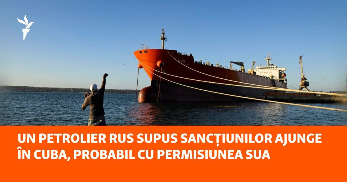 Petrolier rusesc sancționat de Occident, tolerat în Cuba de SUA Petrolierul „Anatoly Kolodkin”, aflat sub sancțiuni impuse de Statele Unite, Uniunea Europeană și Marea Britanie, a ajuns în Cuba, aparent cu permisiunea Washingtonului