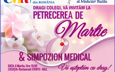 Colegiul Medicilor Buzău organizează o petrecere dedicată femeilor medic cu ocazia Zilei de 8 Martie