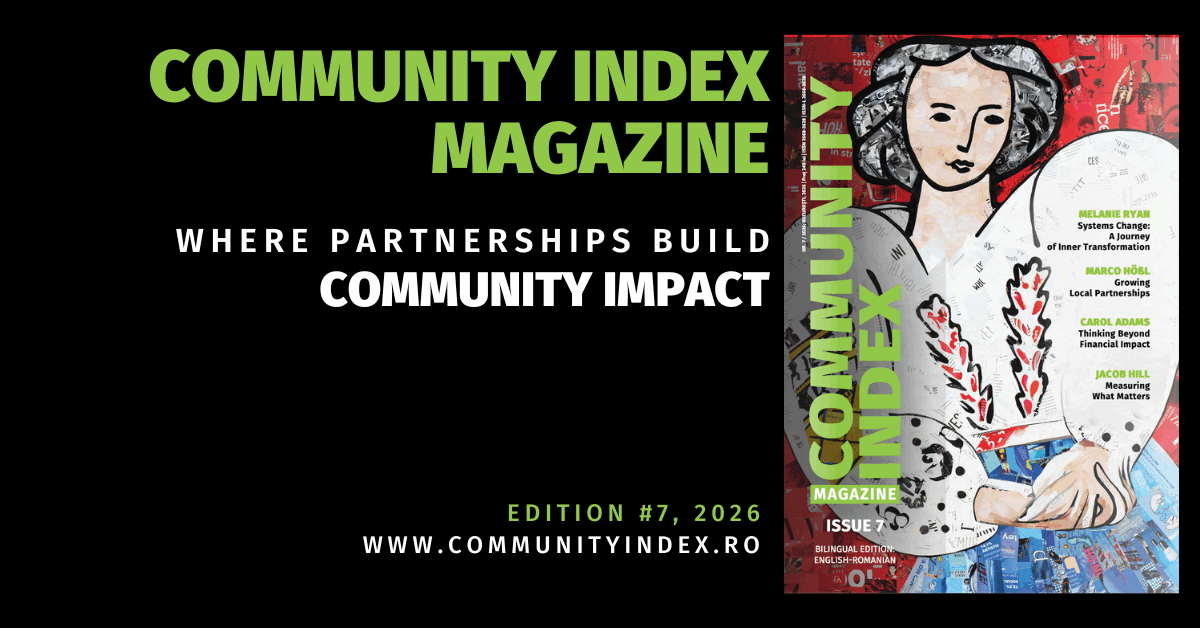 Community Index Magazine 2026: O radiografie a investițiilor sociale din România The Azores Sustainability & CSR Services a lansat cea de-a șaptea ediție a publicației bilingve româno-engleză „Community Index Magazine 2026”, dedicată investițiilor comunitare corporative din România