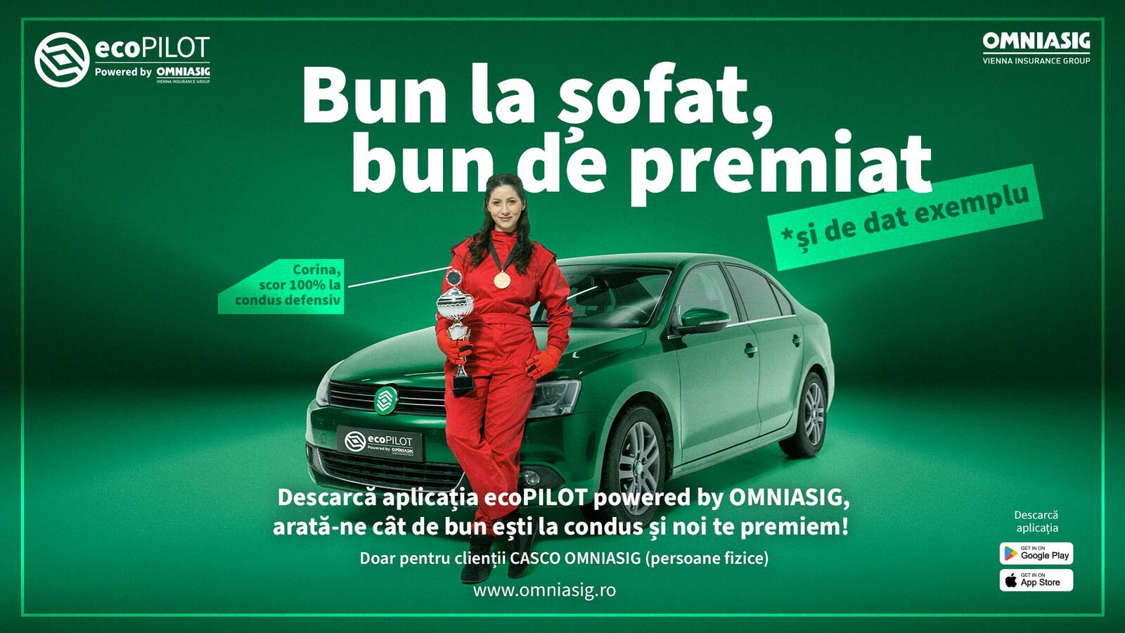 OMNIASIG lansează o aplicație mobilă pentru șoferii responsabili OMNIASIG Vienna Insurance Group a anunțat lansarea aplicației mobile ecoPILOT powered by OMNIASIG, o inițiativă menită să promoveze siguranța rutieră și un stil de condus responsabil
