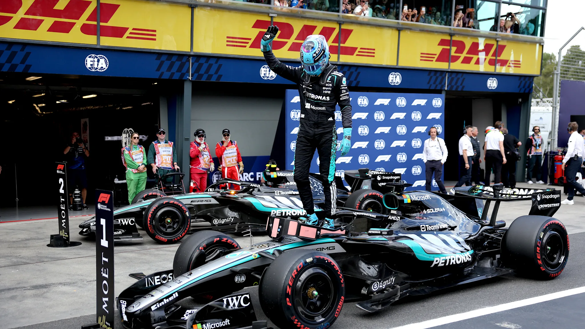 Russell, în pole la Melbourne: Verstappen, KO dramatic!