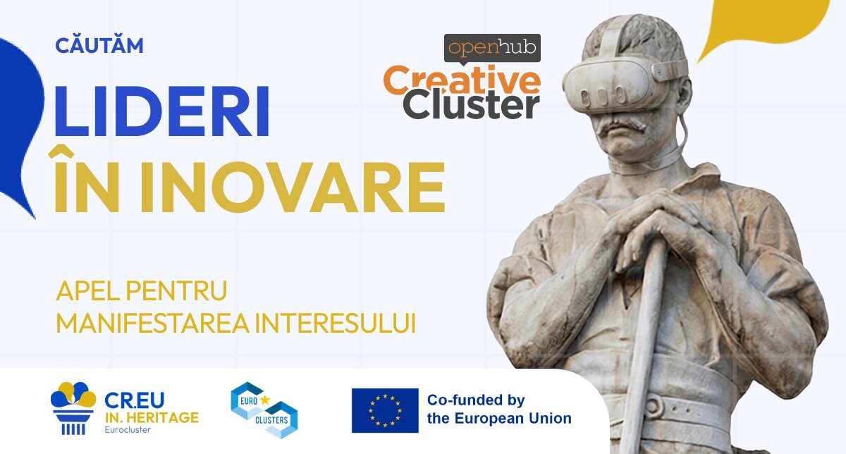 Experți români, invitați să aplice pentru proiecte europene de inovare în domeniul patrimoniului cultural Experți români în inovare, tehnologie și afaceri sunt invitați să aplice pentru un nou apel european lansat în cadrul proiectului CR.EU.IN