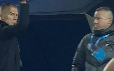 Daniel Pancu, suspendat după un gest nervos la meciul Farul – CFR Cluj Antrenorul CFR-ului, Daniel Pancu, va rata meciul cu Dinamo din ultima etapă a sezonului regulat al SuperLigii