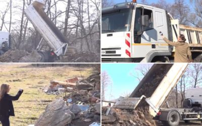 Gunoaie lângă râu, după hotărâre locală. Garda de Mediu, la sesizarea digi24