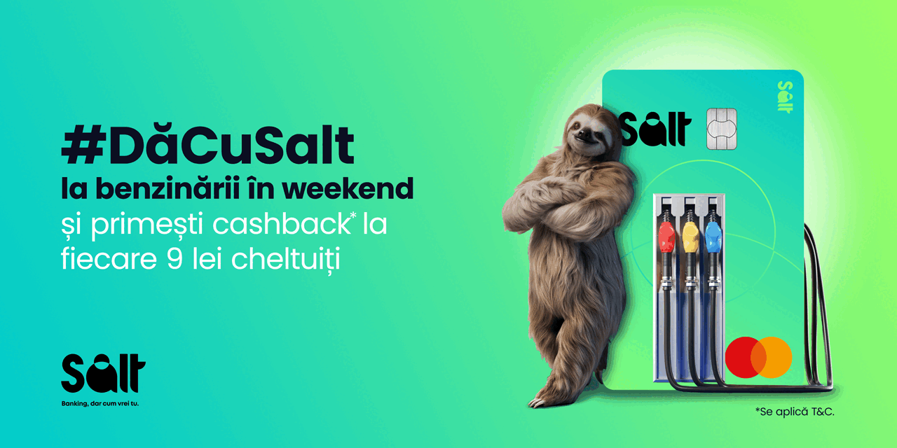 Salt Bank lansează o campanie de cashback pentru plățile la benzină, pe fondul scumpirii carburanților Salt Bank, o instituție bancară activă pe piața din România, va lansa o campanie de cashback pentru plățile efectuate la stațiile de alimentare cu carburanți