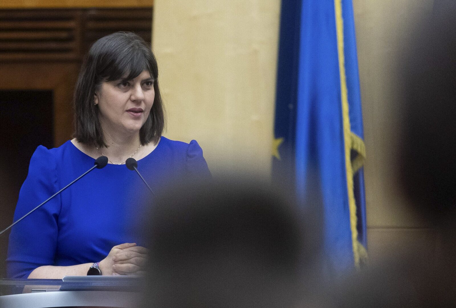 Laura Codruța Kovesi, șefa Parchetului European, a fost recompensată marți cu Premiul Robert Blum pentru Democrație, distincție oferită în Leipzig, Germania
