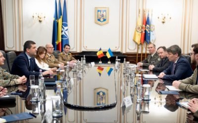 România și Ucraina discută despre producția de drone: Cooperare militară în contextul SAFE Ministrul Apărării Naționale, Radu Miruță, a avut o întâlnire marți cu Sergiy Boyev, ministrul adjunct al Apărării pentru integrare europeană din Ucraina