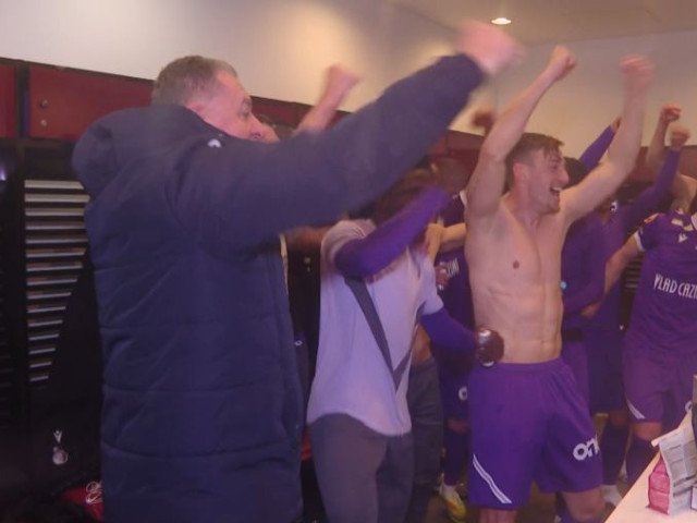 Fc Argeș, explozie de bucurie după calificarea în play-off