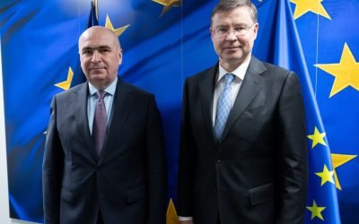 Bolojan, la Bruxelles: Angajament pentru deficit. Confirmare cu comisarul european.