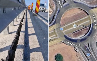 Fisuri la pasajul peste A0: CNAIR amână raportul de evaluare Pasajul rutier peste autostrada A0, care leagă comuna Berceni de București, prezintă fisuri la nivelul rampelor de acces, la doar doi ani de la inaugurare