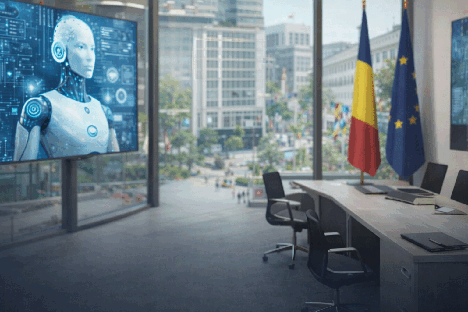 Digitalizarea și inteligența artificială, noile provocări pentru primarii români Alina Ioana Georgescu, primarul comunei Călinești din județul Argeș, se confruntă cu multiplele schimbări pe care le aduce cu sine secolul 21