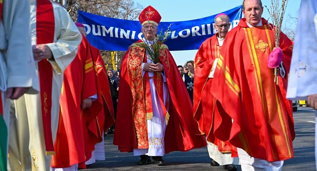Procesiune romano-catolică de Florii – duminică, în centrul Bucureştiului
