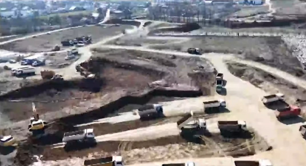 Imaginea captată de dronă, spectaculoasă, uimește