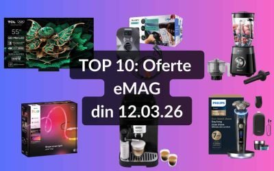 eMAG Genius Days: Oferte la aparate de bărbierit, stații de încărcare și televizoare eMAG derulează în această perioadă promoțiile Genius Days, cu reduceri semnificative la o gamă variată de produse