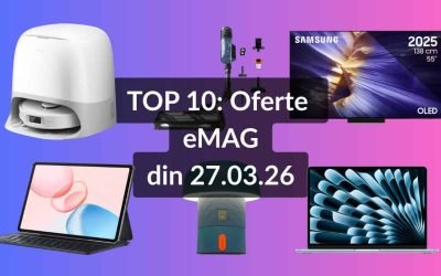 eMAG: Oferte la aspiratoare, boxe, tablete și laptopuri, cu reduceri speciale eMAG derulează în această perioadă o serie de promoții la o gamă variată de produse, de la electrocasnice mici și mari, până la gadgeturi și electronice
