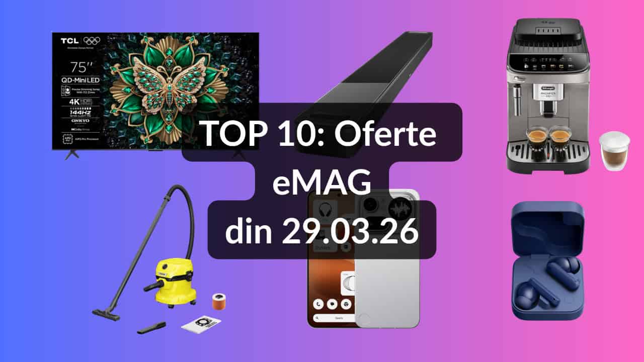 eMAG pregătește o serie de oferte variate eMAG a lansat o nouă serie de oferte, incluzând o gamă largă de produse, de la electrocasnice și electronice la gadget-uri
