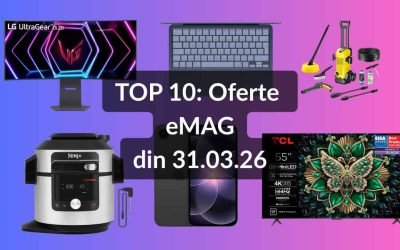 EMAG: Tv mini led, macbook, karcher și oferte pe 31 martie