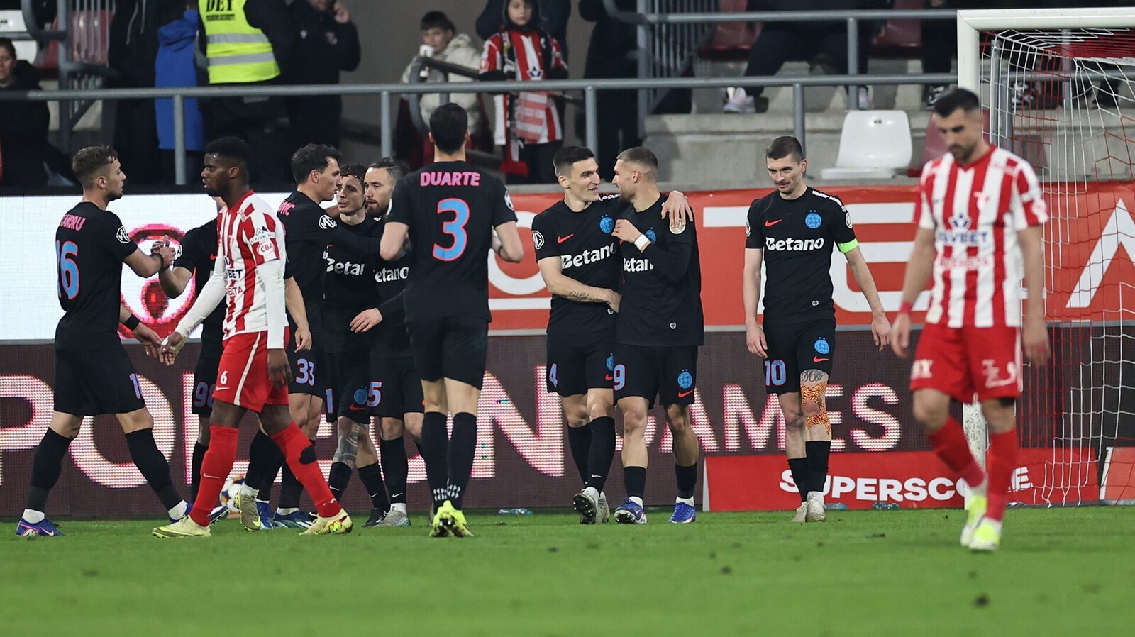 FCSB, învinsă acasă cu 2-4 în etapa 29 din superliga