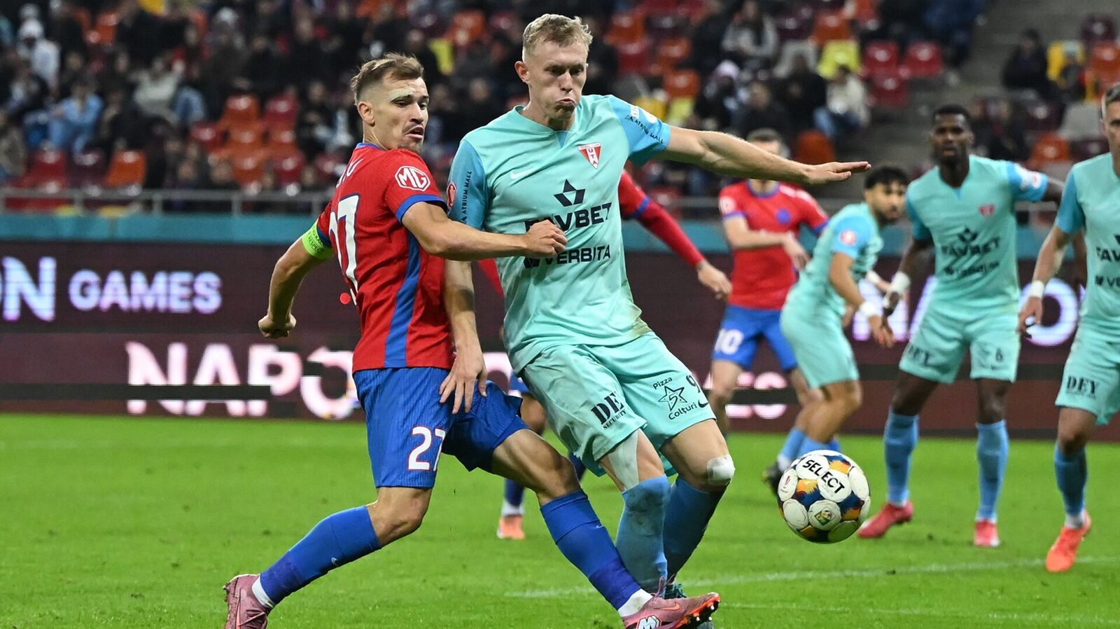 FCSB, învinsă de lixandru cu un gol superb în superliga