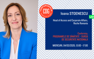 Investițiile în studii clinice, motor economic și garanție pentru securitatea sanitară, susțin Ioana Stoenescu Ioana Stoenescu, Head of Access and Corporate Affairs la Roche România, a subliniat importanța investițiilor în studiile clinice, numindu-le nu doar un demers științific, ci și un factor crucial pentru dezvoltarea economică și securitatea sanitară a țării