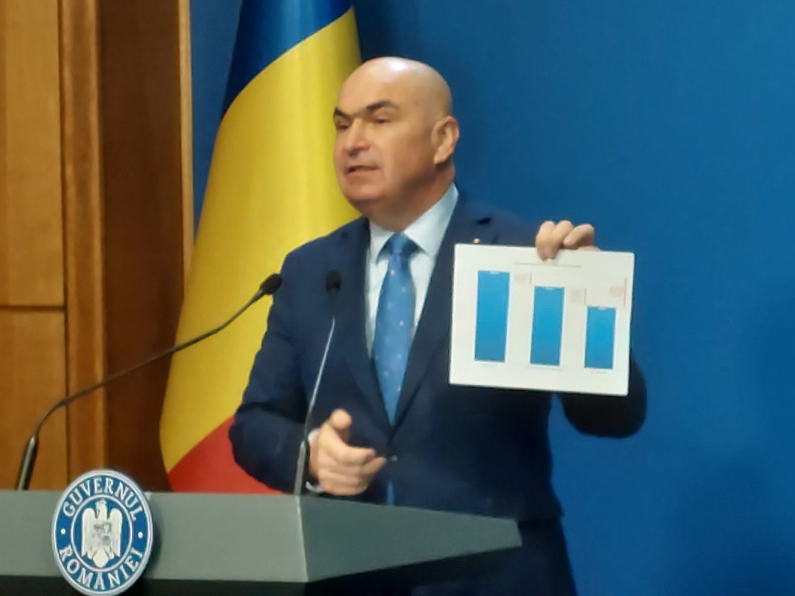 Premierul Bolojan, live la b1 tv: Dispută cu PSD pe buget