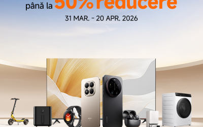 Xiaomi lansează ediția din 2026 a Xiaomi Fan Festival, cu reduceri și evenimente pentru utilizatorii din România Xiaomi a dat startul ediției din 2026 a Xiaomi Fan Festival, un eveniment cu tradiție care se desfășoară la finalul lunii martie și în aprilie