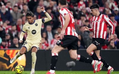 Victorie dramatică pentru Barcelona la Bilbao: Yamal aduce succesul cu un gol superb Barcelona a reușit să se impună în deplasare pe terenul lui Athletic Bilbao, scor 1-0, într-un meci din etapa a 27-a a campionatului spaniol La Liga