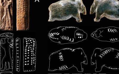 Semne misterioase pe artefacte vechi de 40.000 de ani: prevestirea scrisului? O figurină descoperită într-o peșteră din Germania, veche de 40.000 de ani, prezintă o serie de crestături și puncte care au intrigat cercetătorii