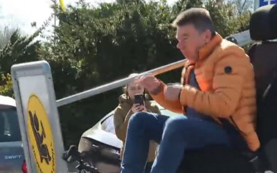Șoferi, testați pe simulator de impact după ce au fost prinși fără centură