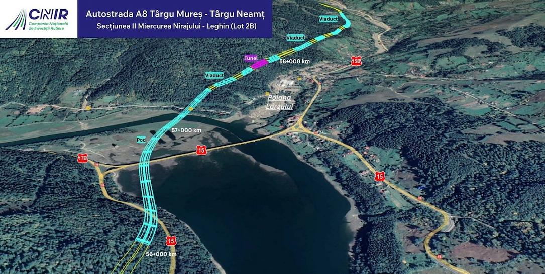 România: Începe proiectarea a 64 km din autostrada A8