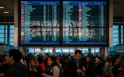 Zboruri anulate masiv: Criza din Orientul Mijlociu afectează grav transportul aerian.