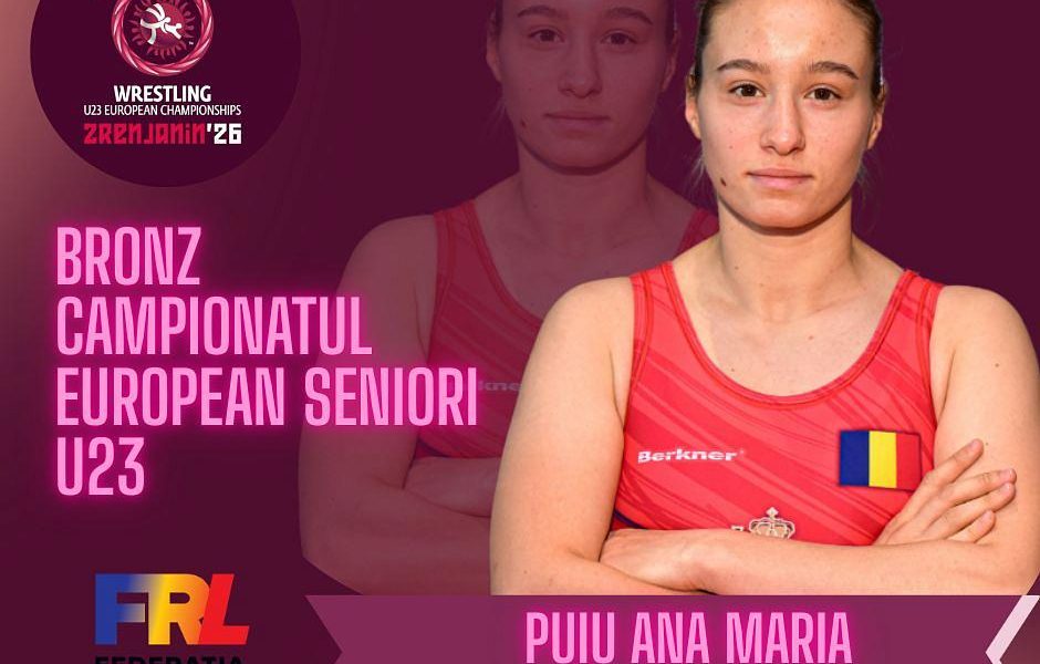 Ana Maria Puiu, bronz la Europenele de lupte U23