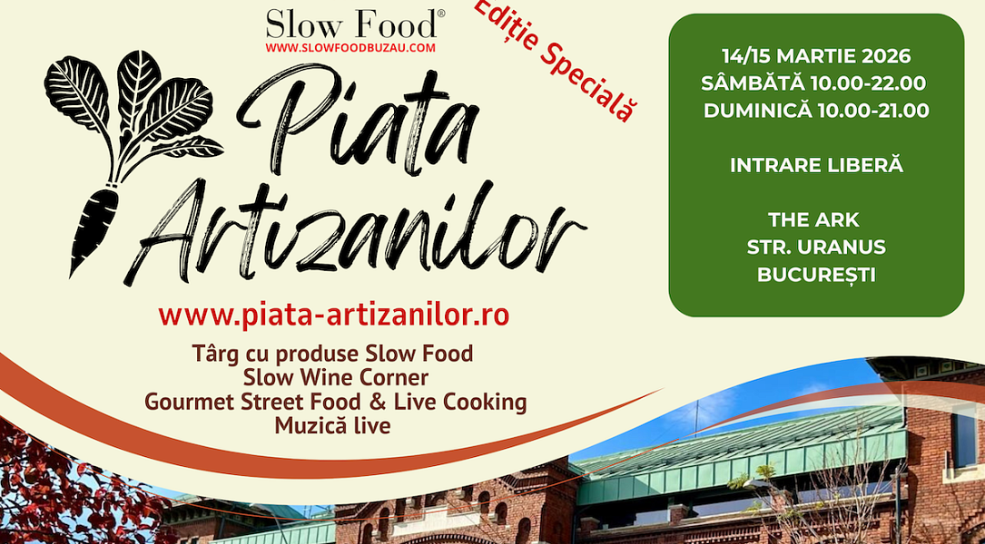Piața Artizanilor ajunge la București cu produse locale și degustări de vinuri Bucureștenii sunt invitați la o piață dedicată producătorilor locali și gastronomiei sustenabile în weekend-ul 14-15 martie