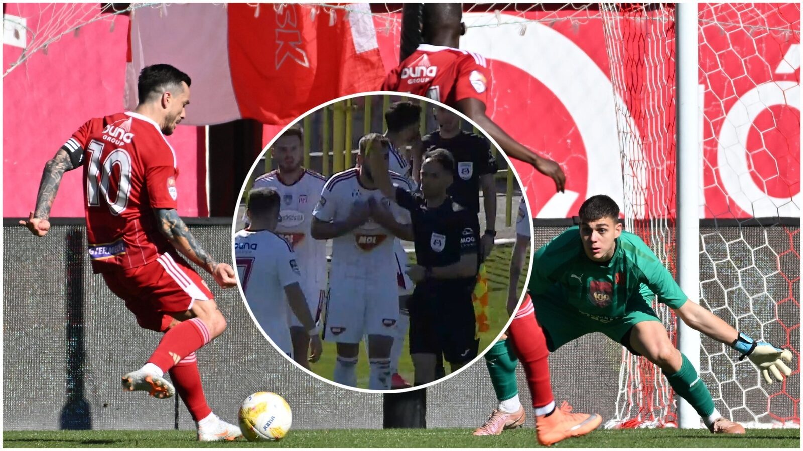 Gafa uriașă în Liga 2: Cmiljanic, eliminat după un gol marcat și o sărbătoare prematură Un moment controversat a marcat meciul dintre FC Bihor și Sepsi Sf