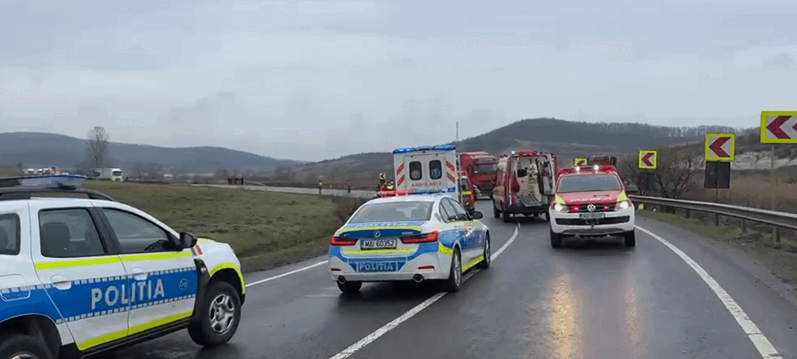 Cinci bărbați răniți în accidentul din Cluj au decedat